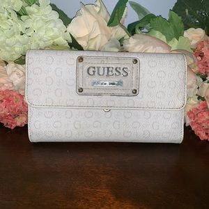 GUESS wallet, White, vintage